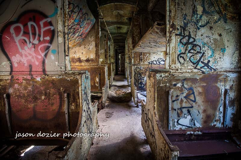 Abandoned Train Photos with Graffiti for Sale
